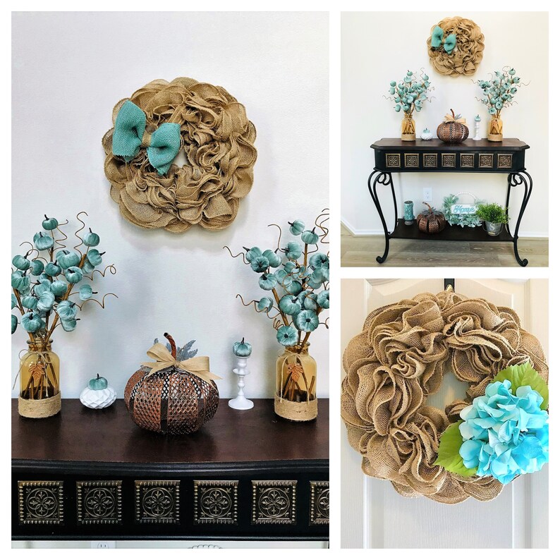 Scalloped Ruffle Burlap Wreath Tutorial; How to Make A "one of A Kind ...