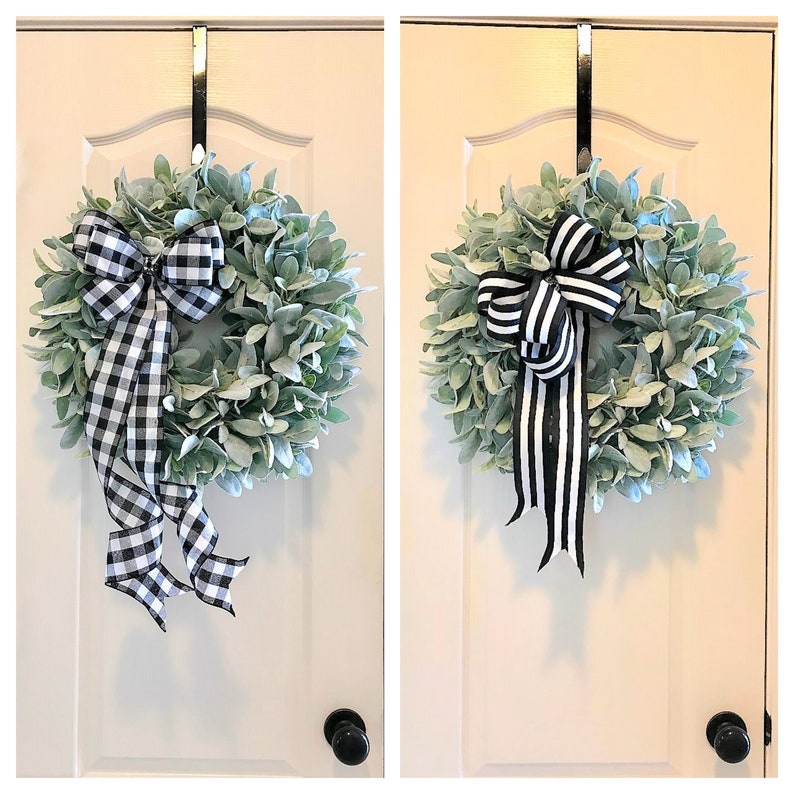 How to Make an Extrafull Lambs Ear Wreath Easily and Boxwood Etsy