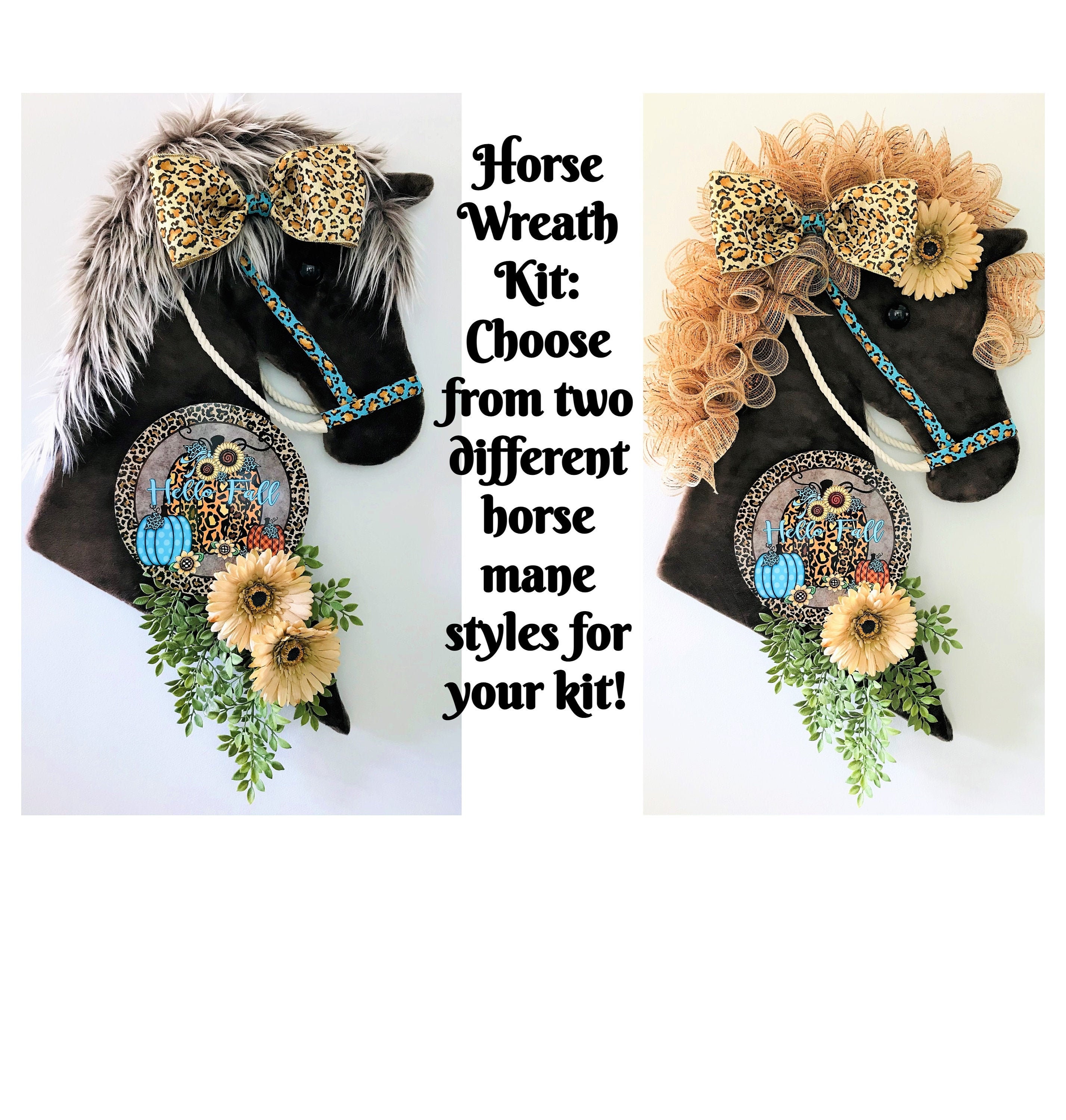Horse Wreath Kit Etsy