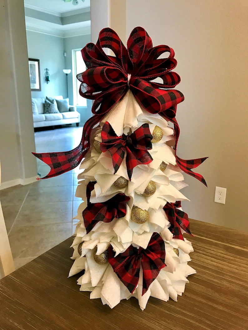 DIY Tree &amp; Tree Topper Bow Tutorials Trees For All Seasons | Etsy