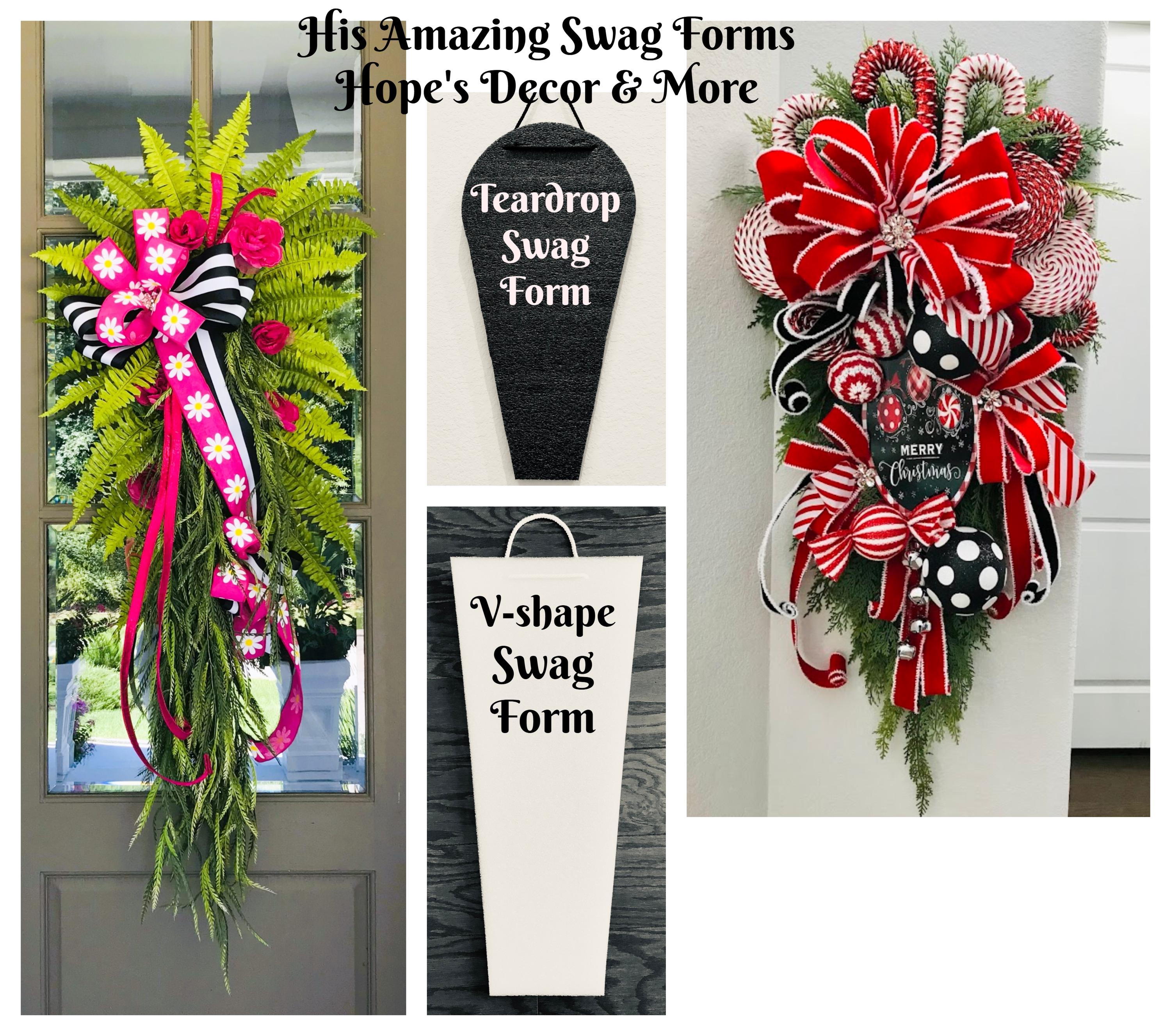 NEW! Swag Forms With Tutorials, His Amazing Swag Forms, Teardrop Swag ...