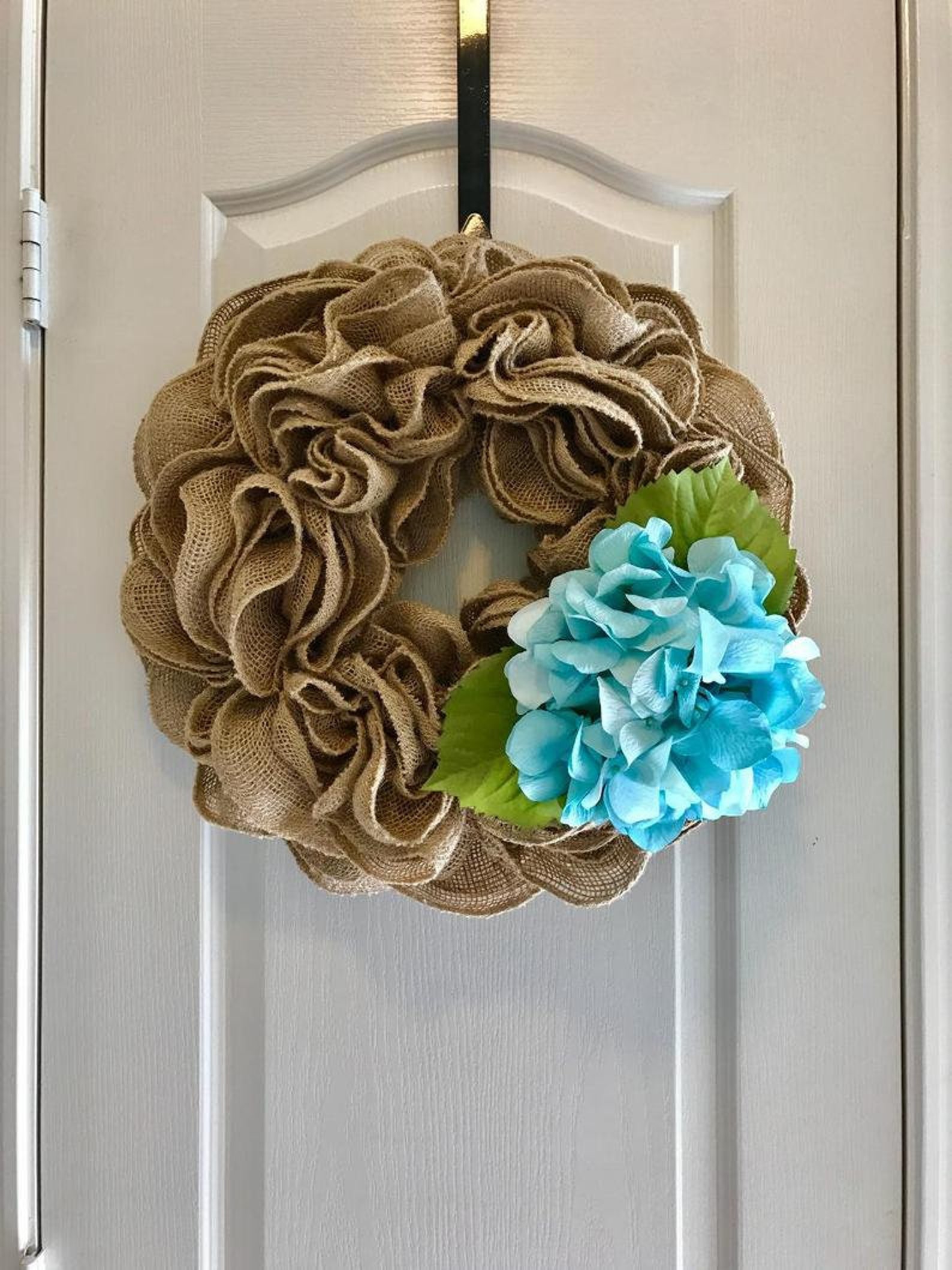 Scalloped Ruffle Burlap Wreath Tutorial; How to Make A "one of A Kind ...