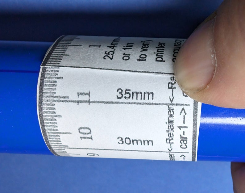 Example: if your measument looks like this I would get the 35mm retainer and/or the 40mm CAR-1. Size down on the retainers and size up on the CAR-1.