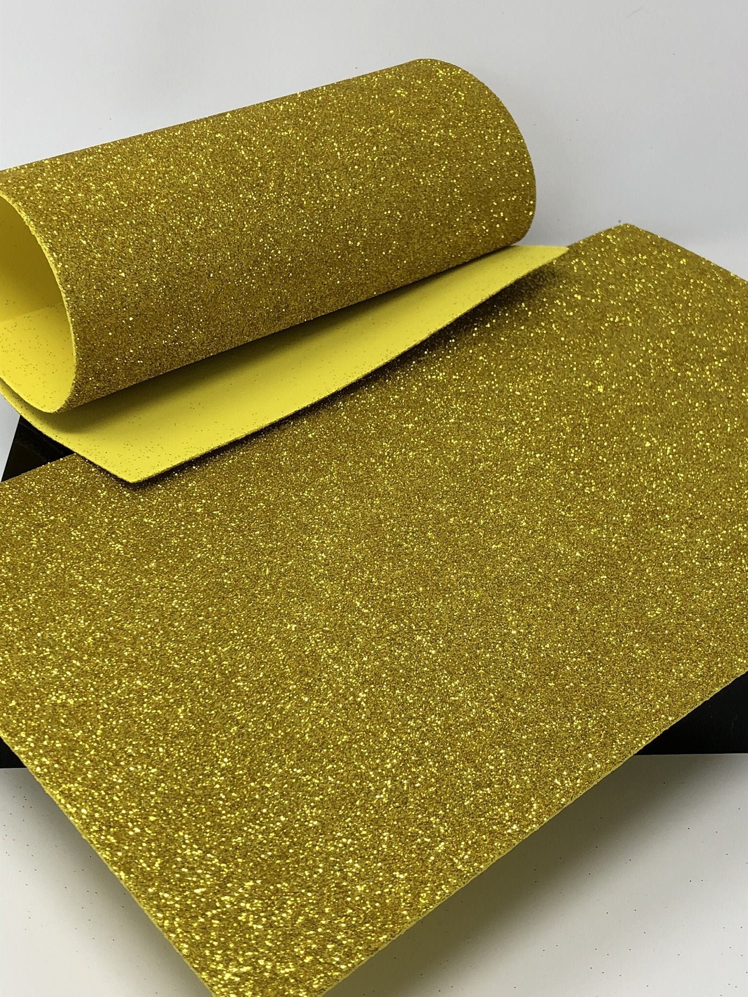 Gold Glitter Foam Sheet Foam Sheets for bows earrings | Etsy