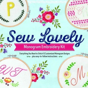 Sew Lovely Monogram Embroidery Kit