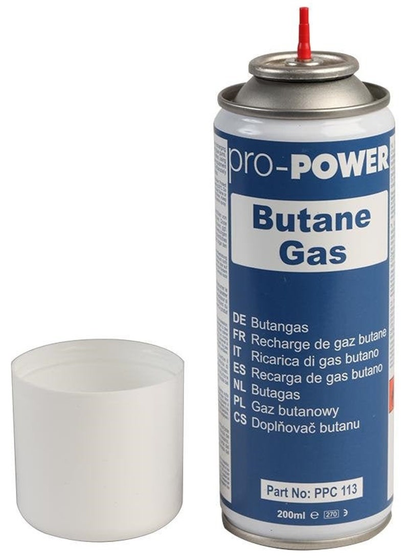 Butane Gas Refill 200ml PPC113 PRO POWER CHEMICALS Etsy