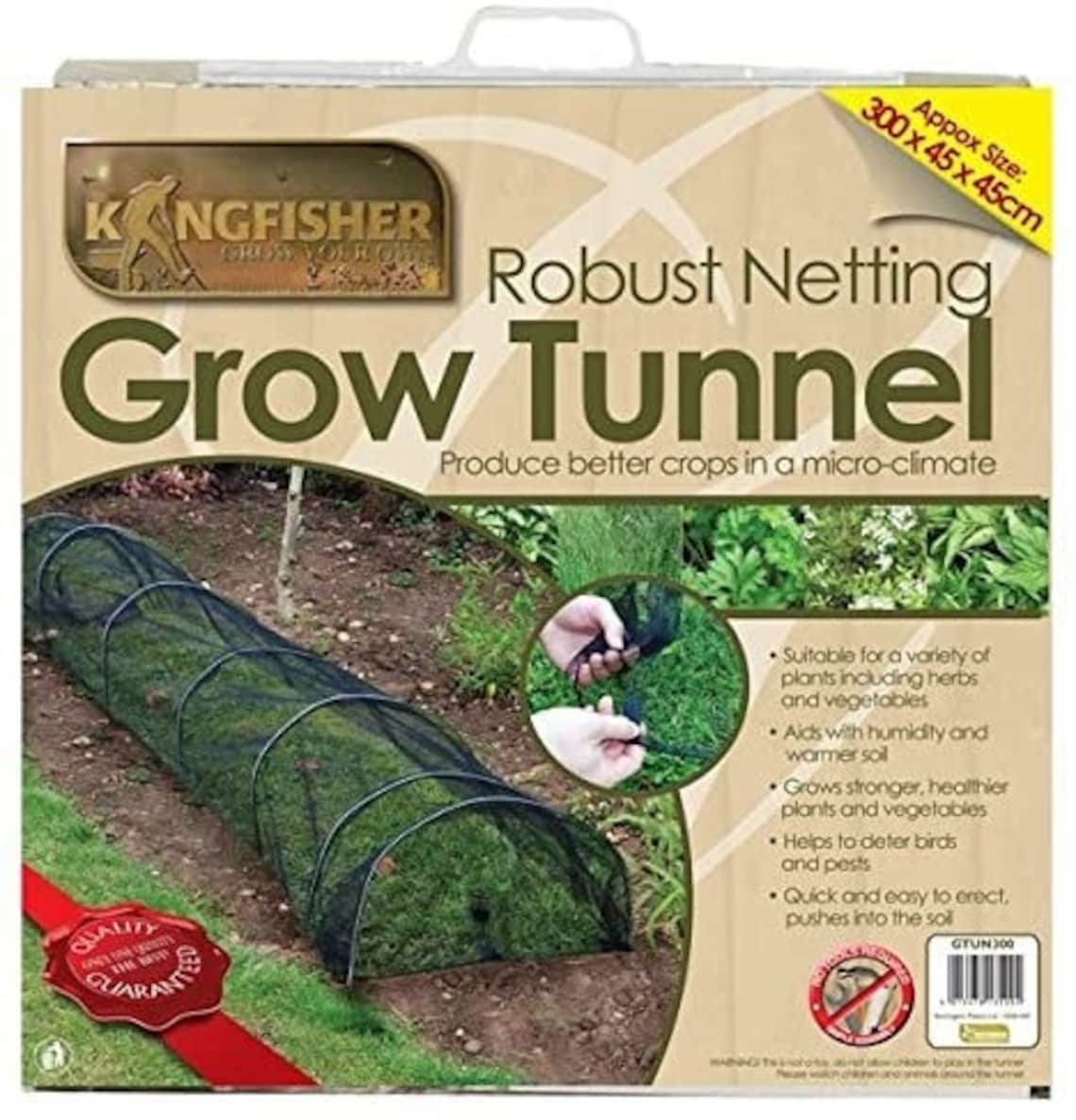 Robust Netting Garden Growing Tunnel 3m x 450mm x 450mm Etsy