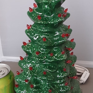 Ceramic christmas tree 15&quot; lighted