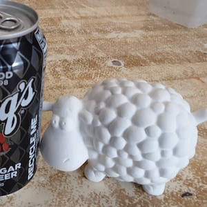 Ceramic Bisque Serta count Sheep   (ready to paint)