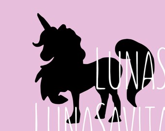 Einhorn SVG-Dateien für die Cricut Design Space, Silhouette Studio, sterben schneiden Maschinen, Instant Download Svg und png