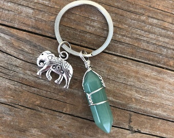 Elephant Crystal Keychain, keychain, elephant keychain, Gift for her,  Gift for mom, Gift for wife, Christmas gift