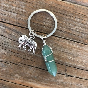 Elephant Crystal Keychain, keychain, elephant keychain, Gift for her, Gift for mom, Gift for wife, Christmas gift image 1