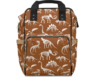 Dinosaur Fossils Multifunctional Diaper Backpack