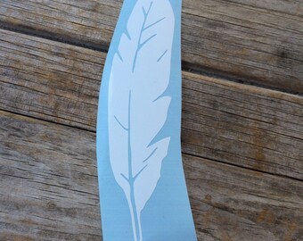 Feather Vinyl Decal, Vinyl Stickers, Laptop Decal, Feather Car Sticker, Laptop Sticker, Car Decal, Sticker