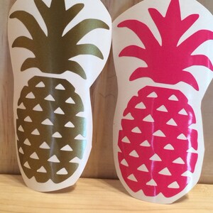 Pineapple Vinyl Decal, Vinyl Stickers, Laptop Decal, Car Sticker, Vinyl Design, Pineapple Sticker image 3