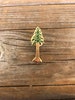 Redwood Enamel Pin, Hard Enamel Pin, Brooch, Gold Pin, Lapel Pin, Tree Pin, Redwood Tree Pin, California Pin 