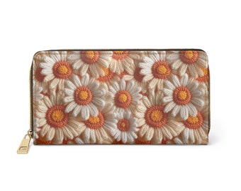 Daisy Zipper Wallet