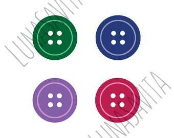 Buttons SVG and DXF for Cricut Design Space, Silhouette Studio, Die Cut, Instant Download of svg, dxf & jpeg