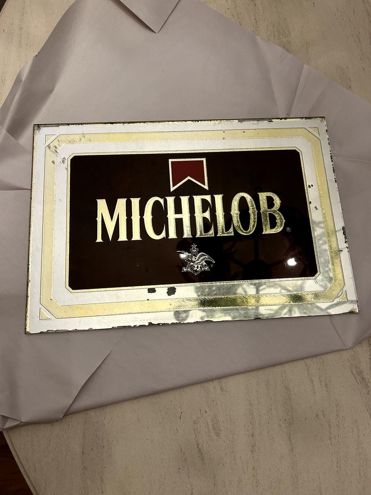 Michelob Lighted Beer Sign - Etsy