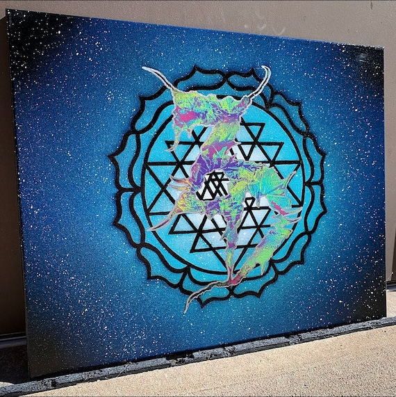 Zeds Dead Sacred Geometry Spray Paint Art - Etsy