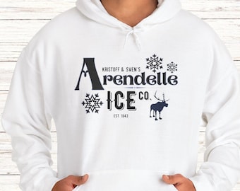 Disney Frozen Arendelle Ice Company Hoodie Disney Inspired Sweatshirt Sven