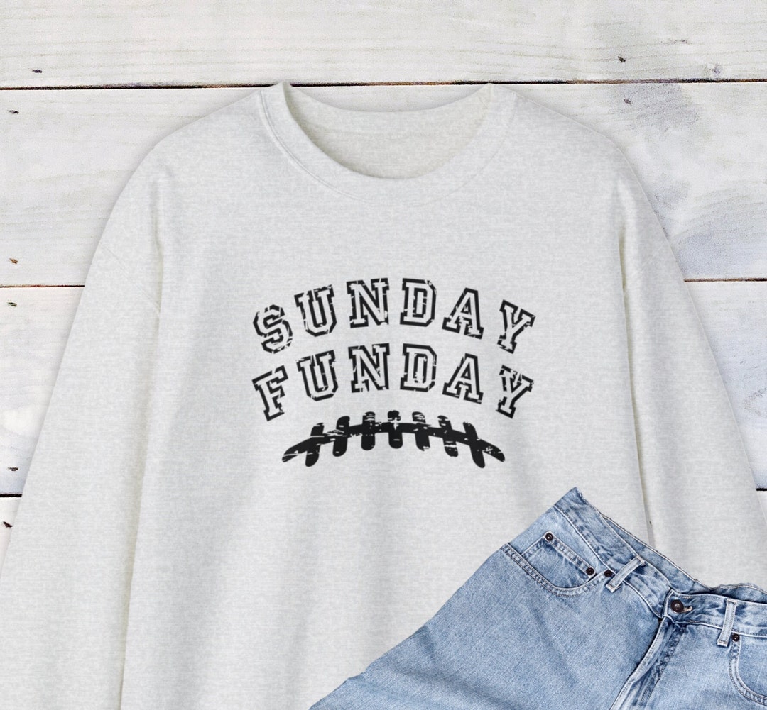 Sunday Funday Gameday in Black Sweatshirt