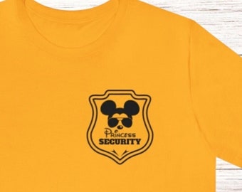 Disney Shirt Mickey Mouse Princess Security Disney Inspired Disney World Shirt