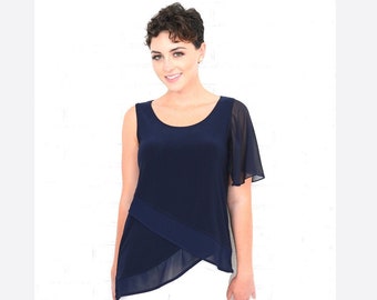 Nautical Navy Detachable Sleeves