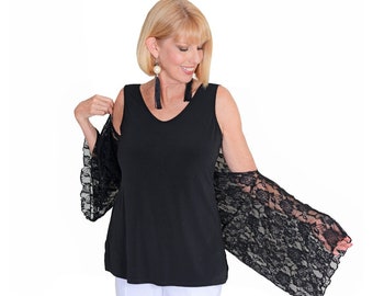 Black Lace Shrug