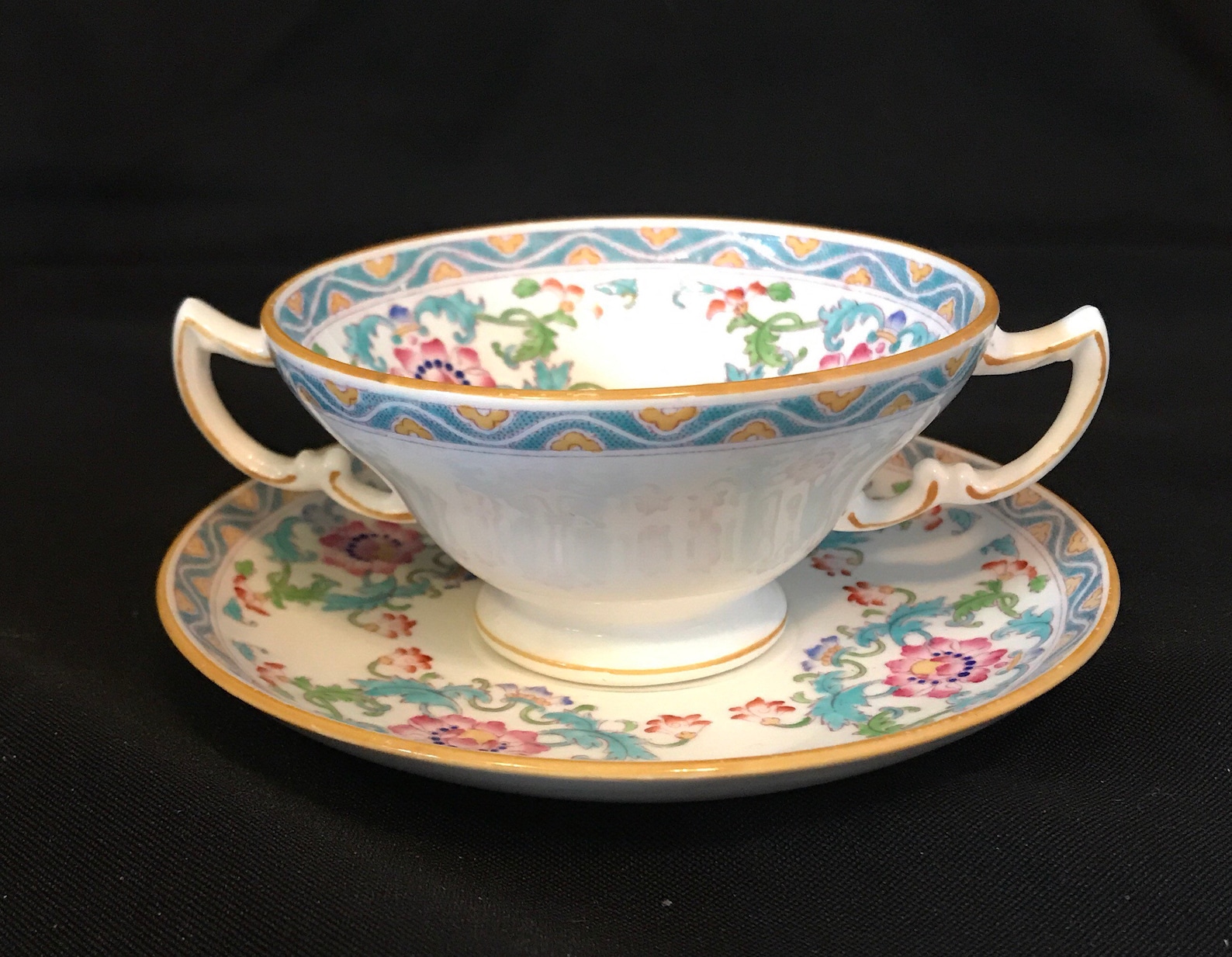 Minton Soup Cup and Saucer Etsy