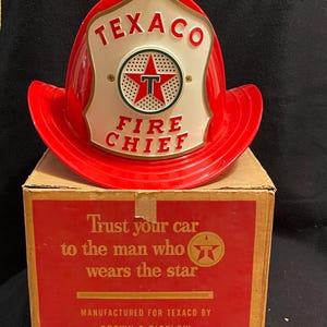 Texaco Fire Helmet - Etsy