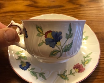 Villeroy and Boch Persia pattern cup and saucer