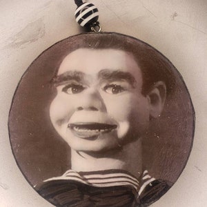 Twilight zone ornament, halloween, christmas, classic TV,  willie, the dummy, home decor. New years
