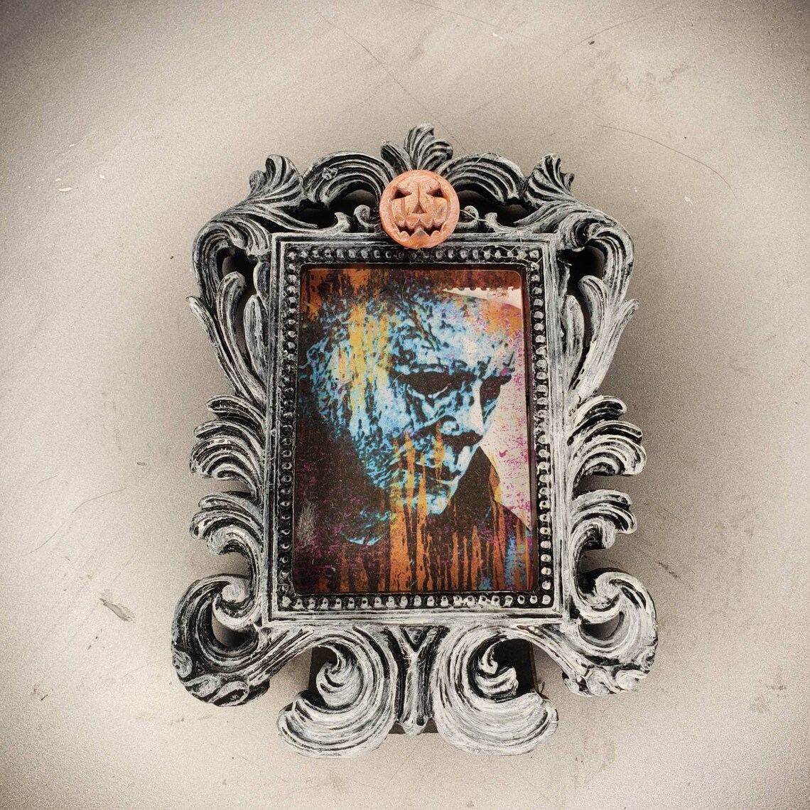 Michael Myers mini frame halloween decor movie monster Etsy