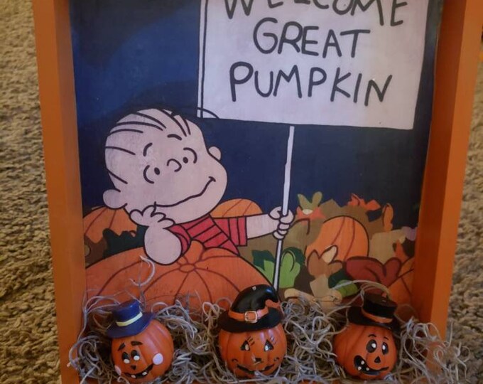 Great Pumpkins Charlie Brown Halloween Decor - Etsy