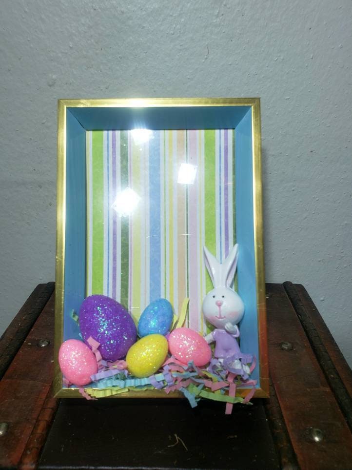 Easter Bunny Photo Frames Holiday Pastel Etsy