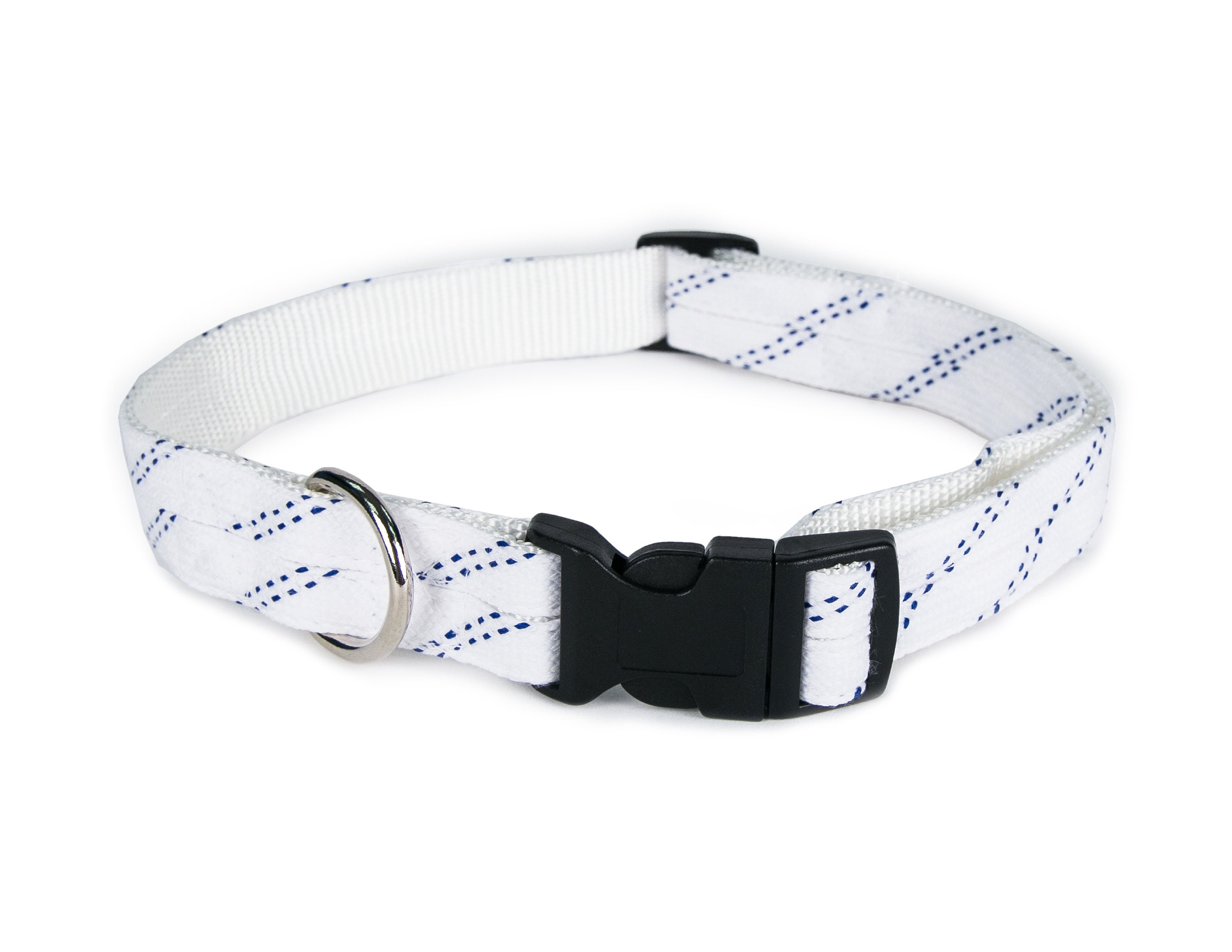Hockey Lace Dog Collar with plastic buckle fits large to extra Etsy
