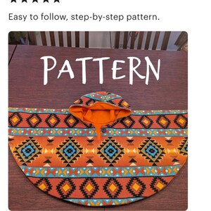 Reversible Poncho PDF PATTERN + Video Tutorial DIY-Carseat Poncho - Instant download - Poncho - Toddler - Carseat Poncho - Carseat Canopy