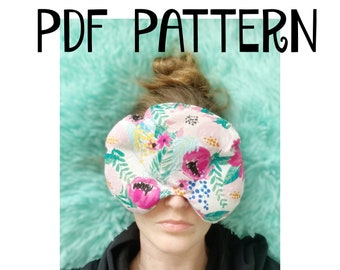 PDF PATTERN Hot/Cold Rice Pack for Eyes/Forehead - Instant download - DIY - hot pack, rice pack, cold pack