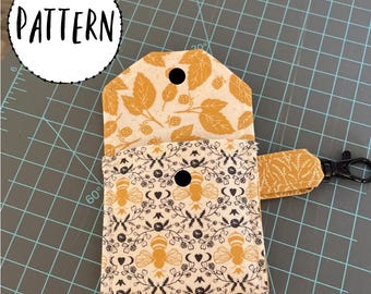 PDF Pattern - Snap Keyring Pouch Tutorial/Pattern - Instant Download - Sewing - Air Pod Pouch - Lipstick Pouch - Money Pouch  DIY