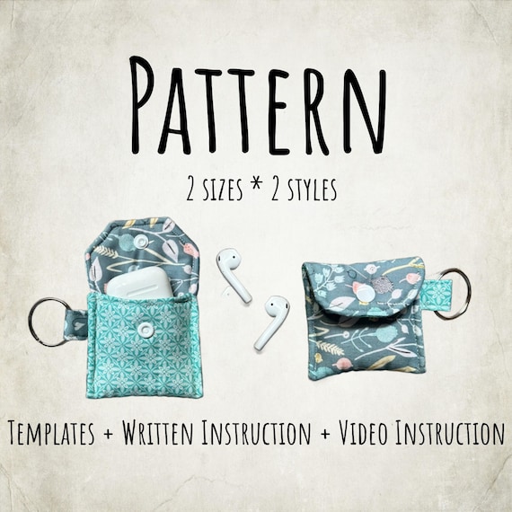 PDF Pattern - Snap Keyring Pouch Tutorial/Pattern - Instant Download - Sewing - Air Pod Pouch - Lipstick Pouch - Money Pouch  DIY