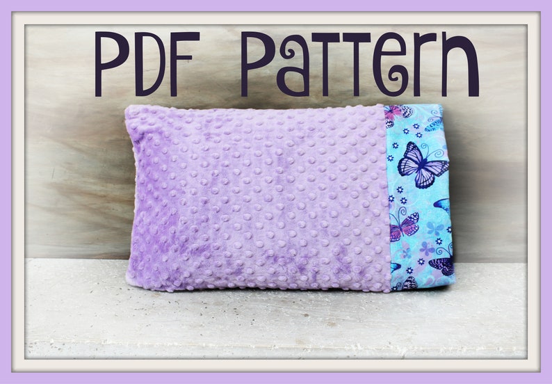 Sewing PDF Tutorial burrito Pillowcase three Sizes Included Etsy