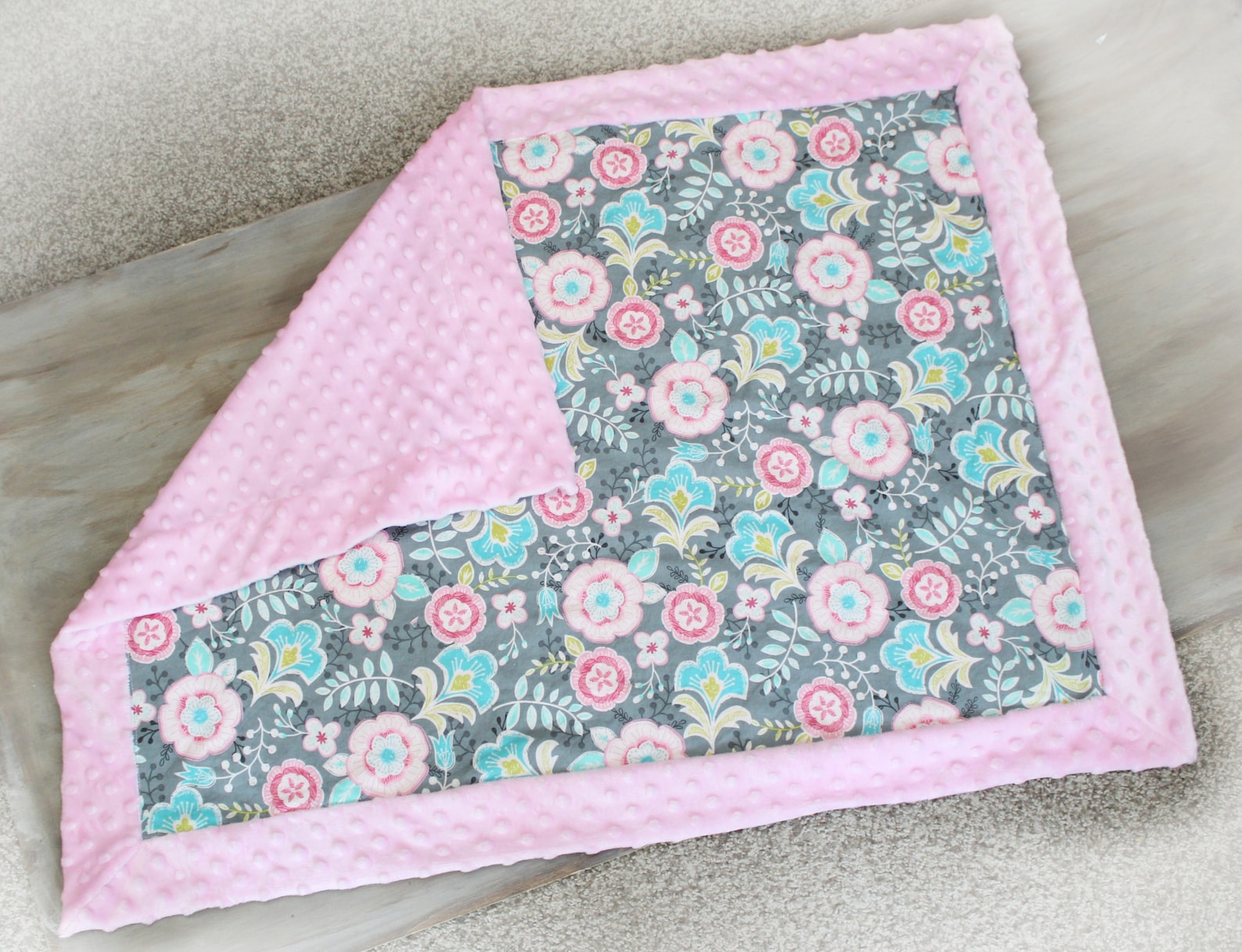 Self Binding Blanket Tutorial INSTANT DOWNLOAD DIY Sewing Baby Blanket