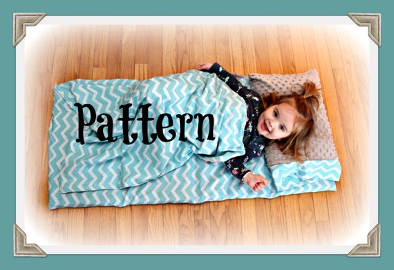 Pdf Tutorial Nap Mat Cover With Attached Blanket And Etsy