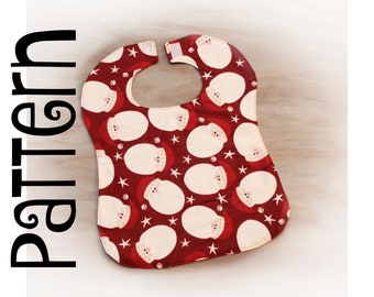 PATTERN - Tutorial - Toddler Bib - PDF - Instant Download - Step By Step Instructions