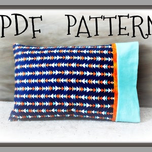 Sewing PDF Tutorial Burrito Pillowcase Two sizes included Pattern Instant Download image 2