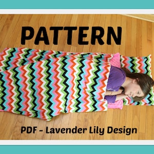 PDF Tutorial - Nap Mat Cover w/Attached Blanket and Pillowcase-Pattern-Instant Download-Written Instruction (w/pictures)+ Video Instruction