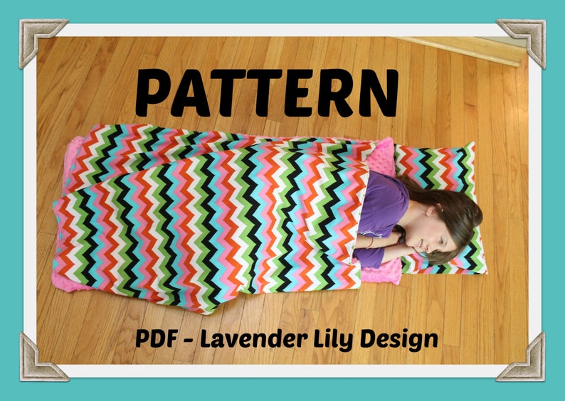 PDF Tutorial Nap Mat Cover With Attached Blanket and Pillow Etsy