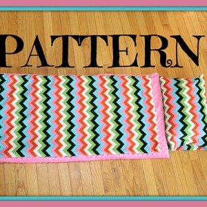 PDF Tutorial + Video Tutorial - Nap Mat Cover with Attached Blanket and Pillow case - Pattern - Instant Download - Video Tutorial Included