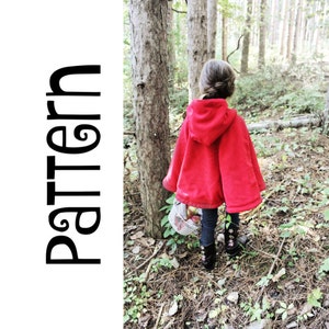 Reversible PDF PATTERN/Tutorial Reversible Poncho Cape Instant download Poncho Toddler Youth Adult Carseat Poncho Carseat Canopy image 7